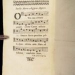 1698 Hymns Music Chant Hymni Sacri et Novi Catholic Latin Poetry Songs Santeul