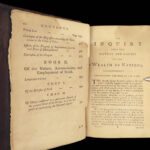 1789 Wealth of Nations 1st US ed Adam Smith Economics Industrial Rev Capitalism