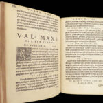 1541 Valerius Maximus 1ed Dictorum Factorum ROME Tiberius Scipio Badius Woodcuts