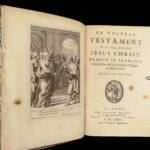 1673 GREEK New Testament Polyglot BIBLE Jesuit RARE Migeot Elzevier Latin