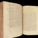 1673 GREEK New Testament Polyglot BIBLE Jesuit RARE Migeot Elzevier Latin