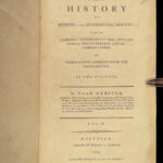 1799 Noah Webster Medicine 1ed History of Epidemic DISEASES America BEST!