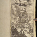 1672 Ancient Rome FUNERALS 1ed Ceremonies Customs Hooghe ART Kirchmann Funeribus