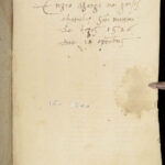 1526 Manuscript San Martino Bocci Monastery Valserena Milan Cistercian Monks