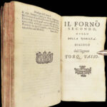 1587 Torquato TASSO 1ed Dialogues Tuscan Poetry Italian Court Secretary Dialoghi