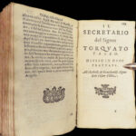 1587 Torquato TASSO 1ed Dialogues Tuscan Poetry Italian Court Secretary Dialoghi