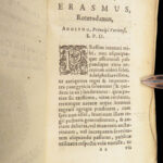 1641 ERASMUS 1ed Contemptu Mundi Humanism Peace vs War Praise of Medicine 4in1