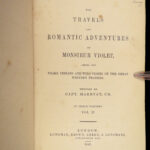 1843 California 1ed Marryat Voyages Violet Mexico Snake INDIANS Santa Fe Texas