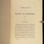 1843 California 1ed Marryat Voyages Violet Mexico Snake INDIANS Santa Fe Texas