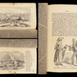 1860 John Gadsby VOYAGES Holy Land Rome Pompeii Cairo Egypt Jerusalem MAP