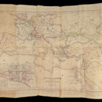 1860 John Gadsby VOYAGES Holy Land Rome Pompeii Cairo Egypt Jerusalem MAP