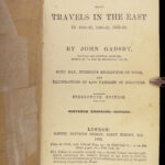 1860 John Gadsby VOYAGES Holy Land Rome Pompeii Cairo Egypt Jerusalem MAP