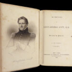 1864 Winfield Scott 1ed Seminole WAR Battle of Niagara Black Hawk INDIANS 2v SET