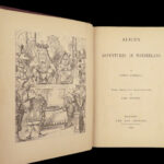 1869 Alice in Wonderland 1st ed FIRST EDITION Lewis Carroll Tenniel Art RARE