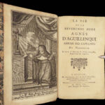 1740 Capuchin NUNS 1ed Agnes d’Aguillenqui Mysticism Miracles Catholic Church Monastics