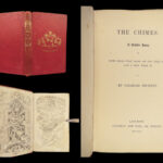 1845 Charles Dickens 1ed The Chimes Christmas Books Classic Literature Goblins