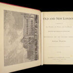 1879 LONDON British History HUGE MAPS Walford Thornbury Suburbs Illustrated