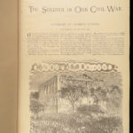 1890 HUGE Soldier in Our Civil War Illustrated Military Battles Lincoln 2v SET