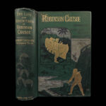 1883 ROBINSON CRUSOE Life & Adventures Voyages Stothard Illustrated Daniel Defoe