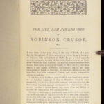 1883 ROBINSON CRUSOE Life & Adventures Voyages Stothard Illustrated Daniel Defoe