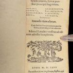 1566 Greek Lyric Poetry Sappho PINDAR Simonidis Estienne Stephanus Carminum