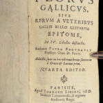1645 FRANCE Florus Gallicus Pierre Berthault Gaul Franks Saxony ROME Map 2in1