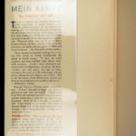 1939 MEIN KAMPF 1st ed Adolf Hitler World War II Germany Anti-Semitism MAP