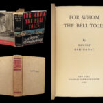 1940 Ernest Hemingway 1st ed For Whom the Bell Tolls American War Novel Classic