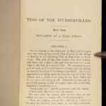 1892 Tess d’Urbervilles 1ed Thomas Hardy Illustrated Victorian Novel Sexuality