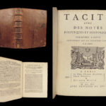 1690 TACITUS Annals Histories Roman Empire Nero Caligula Rome French RARE