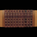 1835 EXQUISITE Samuel Johnson 1ed Johnsoniana Boswell English Biography 10v Set