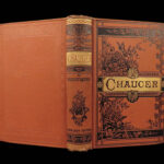 1882 Geoffrey CHAUCER Canterbury Tales Poems Assembly of Foules English Poetry