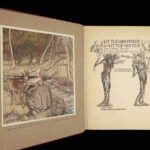 1917 GRIMM Fairy Tales 1ed Little Brother & Sister Arthur Rackham Color Illustrated