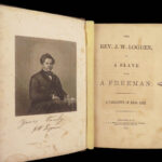 1859 SLAVERY 1ed Jermain Loguen Escape America Abolitionist Underground Railroad