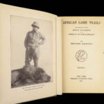 1925 Theodore Roosevelt Works Rough Riders Outdoor Pastimes African Game Trails