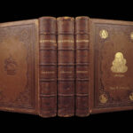 1861 SHAKESPEARE Complete Works Romeo Juliet King Lear BEAUTIFUL 3v Leather SET