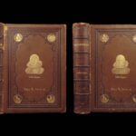 1861 SHAKESPEARE Complete Works Romeo Juliet King Lear BEAUTIFUL 3v Leather SET