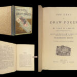 1887 Gambling 1ed Game of Draw Poker Card Games Rules & Strategy Keller RARE