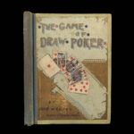 1887 Gambling 1ed Game of Draw Poker Card Games Rules & Strategy Keller RARE