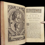 1640 TACITUS 1ed Annals Histories Roman Empire Nero ROME Justus Lipsius Grotius