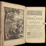 1682 Lucan PHARSALIA Julius Caesar Civil War Pompey Rome French Illustrated