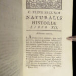 1779 PLINY Elder 1ed Natural History Astronomy Magic Alchemy Miracles Gemology 6v