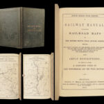 1849 BOSTON RAILROADS 1ed Maps New England Tourism Travel Voyages Massachusetts