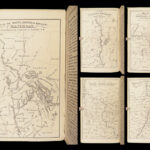 1849 BOSTON RAILROADS 1ed Maps New England Tourism Travel Voyages Massachusetts