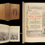 1892 New York City Illustrated Moses King Handbook 800+ Travel Photographs