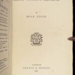 1897 Mark Twain 1ed More Tramps Abroad Following the Equator Travelogue India