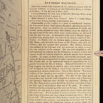 1849 BOSTON RAILROADS 1ed Maps New England Tourism Travel Voyages Massachusetts