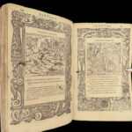 1564 FAMED Alciati EMBLEMS Emblematica Herbal Medicine Mythology 100s Woodcuts