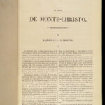 1846 Count of Monte Cristo 1ed Alexandre Dumas French Lit Meline Brussels RARE