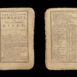 1777 New England Almanac 1ed Rhode Island Astronomy REVOLUTIONARY WAR printing